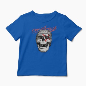 Tricou Craniu Edge - Copii-Albastru Regal